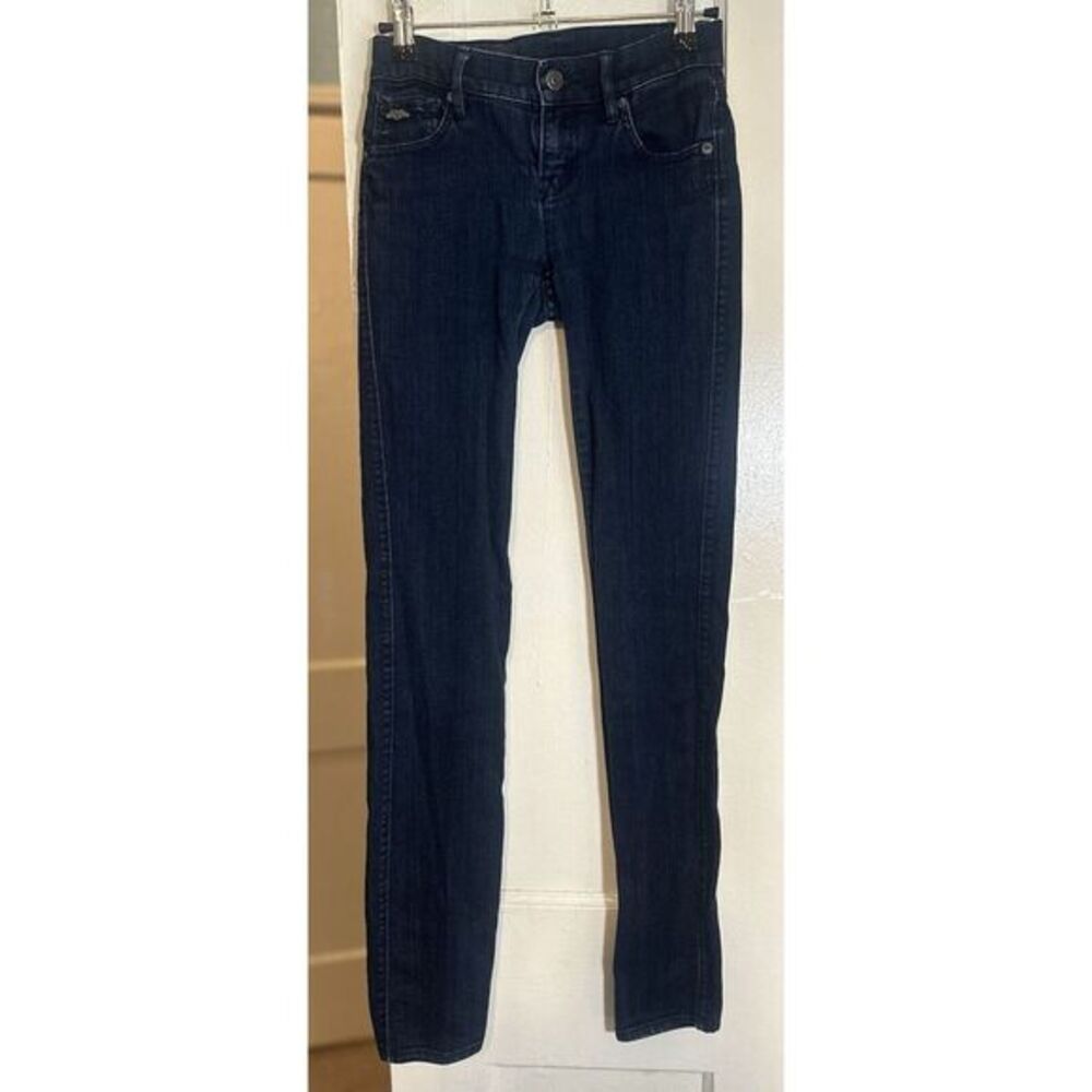 Armani Exchange J11 Skinny Dark Wash Low Rise Blue Jeans Size 24